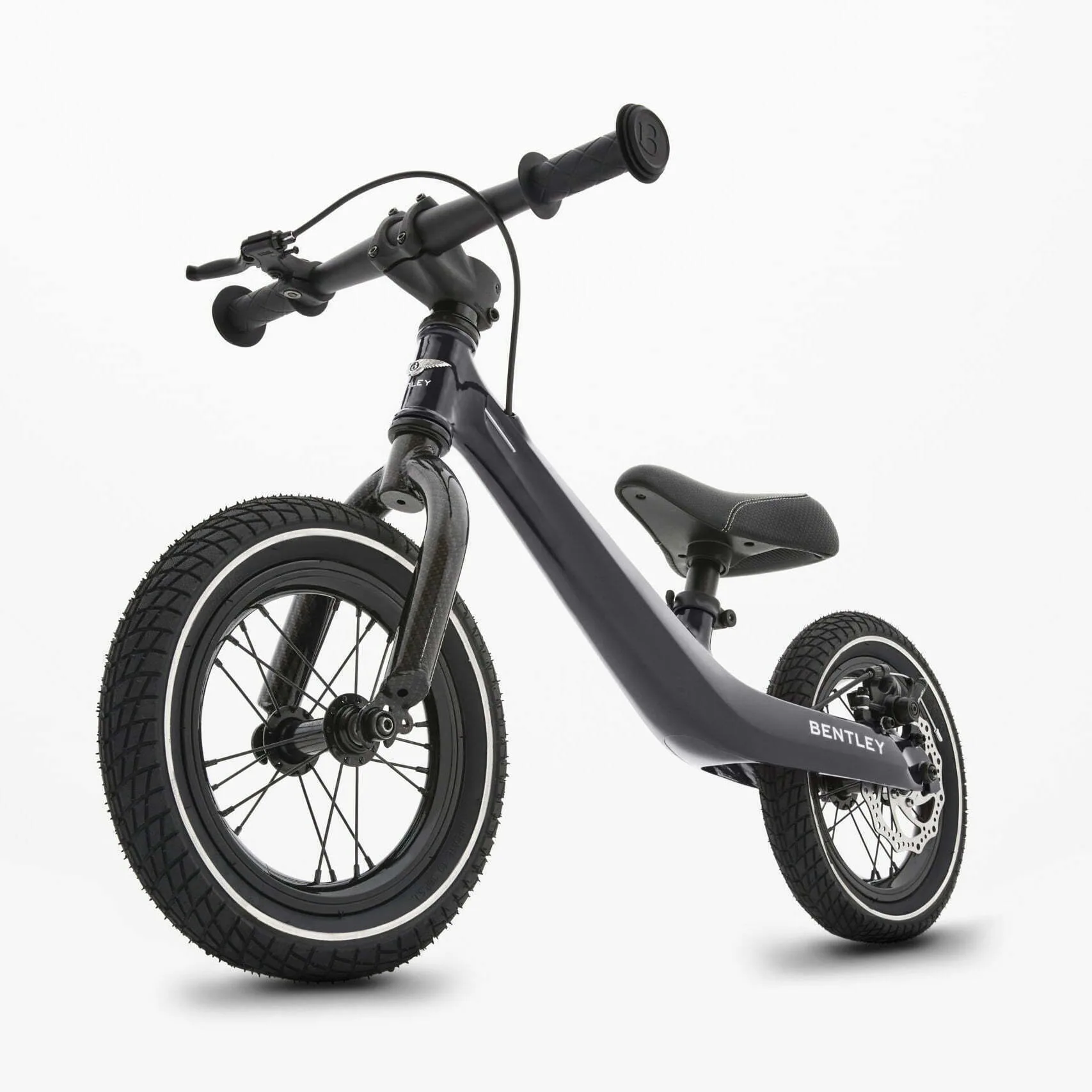 Black balance bike top