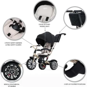 PRE-ORDER! Bentley Mulliner Trike Celeste