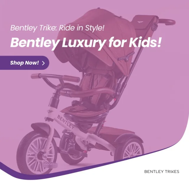 🏁 Get The Most Of Your Ride 🏁 
www.bentleytrikes.com
•
•
•
•
•
#bentleytrikes #bentleytrike #bentleytricycle #bentleytrikeownersclub #luxurykids #kidsfashion #toddlerlife #baby #style #quality #luxurypresent #happykids #happyparents #parenting #bentleykids
#bentleybalancebike #whitesatin