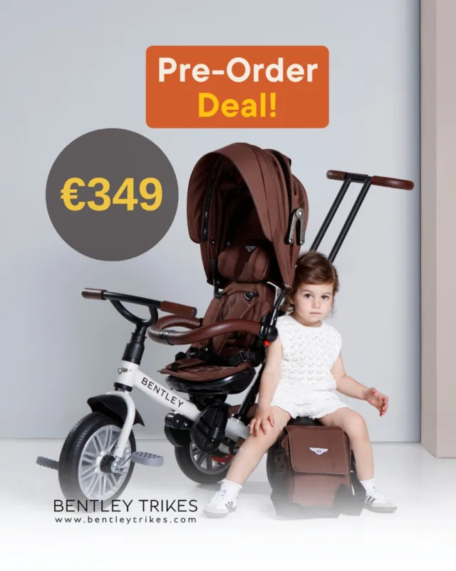 🖤 Pre-Order Now & Save Big
Your Bentley Trike Awaits – Only €349 + FREE Shipping
Place your pre-order now and get the exclusive price of just €349 (instead of €599).

Visit: www.bentleytrikes.com

#BentleyTrike #LuxuryForKids #PreOrderDeal #BentleyForChildren #TrikeGoals