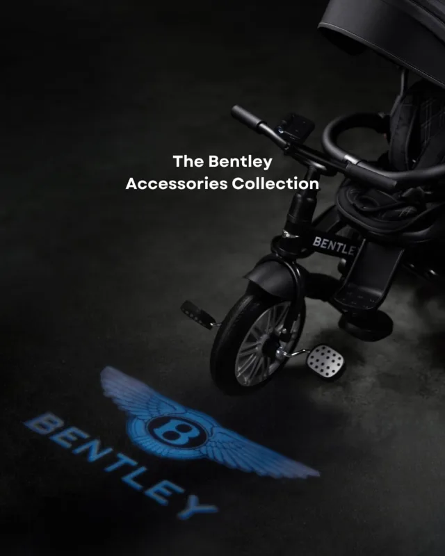 Upgrade your Bentley Trike experience with this eye catching logo projector 🔦

#accessory #bentleyofficial