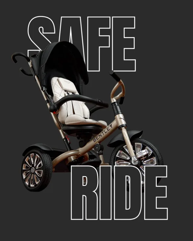 What’s the #1 safety rule in your family? 
At Bentley Trikes, ours is simple: Safety First, Style Always. ✨

 #safetyfirst