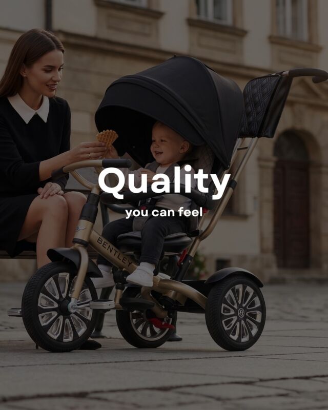 From the iconic diamond-stitched seat to the smooth, effortless ride. We don't compromise on your child’s comfort. This is Bentley quality, built for every daily stroll.🖤Discover the Mulliner Edition. Link in bio.#Bentley #bentleytrikes #bentleymulliner #LuxuryGifts #LifestyleDesign #toddlermom #toddlerfashion