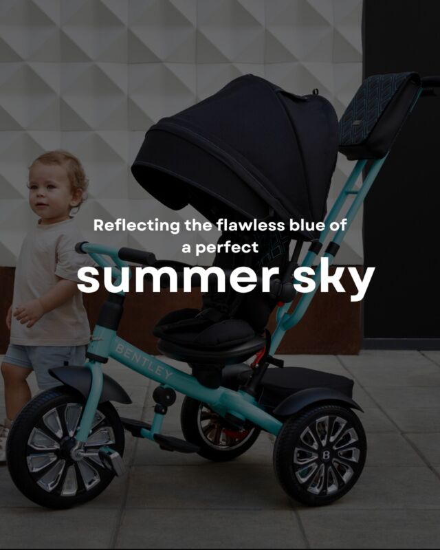 A summer sky on wheels. 🩵
The Bentley Mulliner Trike in Celeste is the ultimate expression of quiet luxury for your little one's adventures.Tap the link in our bio to explore the Celeste edition.#BentleyTrikes #MullinerCeleste #LuxuryParenting #ToddlerLife #FirstCar